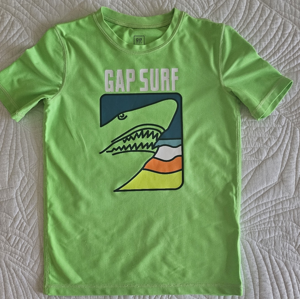 5 for $20 Gap Kids Green Beach Pool Shirt/Rashguard